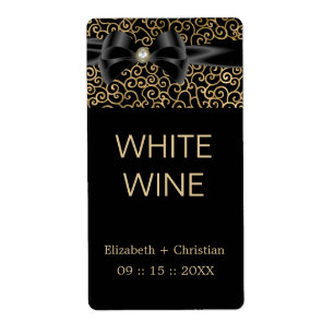 Elegant Whispers Vin-etikett Fraktsedel
