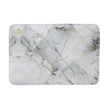Elegant White and Gold Marbled 