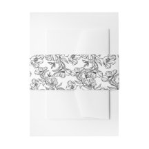 Elegant White Botanical Blommigt Bröllop