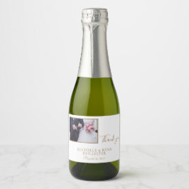 Elegant White Bröllop Tack för foto