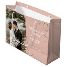 Elegant White & Brown Bohemian Bröllop