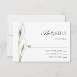Elegant White Calla Lily Flowers OSA Bröllop