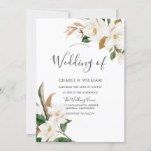Elegant White Flowers Bröllop