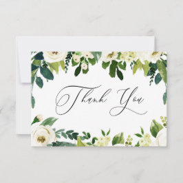Elegant White Flowers Elegant Tack Kort