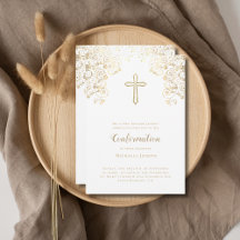 Elegant White Guld Bible Verse Bekräftelse