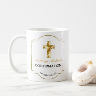 Elegant White Guld Kor Boy har bekräftat sin förde Kaffemugg