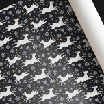Elegant White Hjort och Guld Star Navy God Jul Presentpapper<br><div class="desc">Backa dina gåvor med denna julklapp papper,  med vit hjort,  delikat snöflingor och skuggande guld-stjärnor mot en marin bakgrund. Den här charmerande designen ger varje gåva under träd en klassisk helgdag.</div>