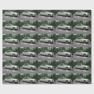 Elegant White Jaguar MK IX Presentpapper