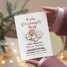 Elegant White-jul Cookie Exchange Party