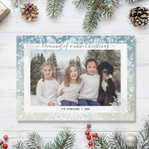 Elegant White jul Snowflake Crystal Bokeh