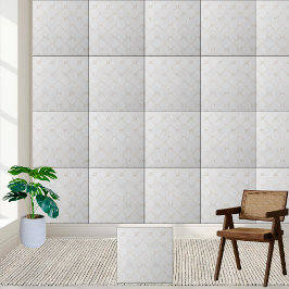 Elegant White Marble Mosaic Ceramic Tile Kakelplatta