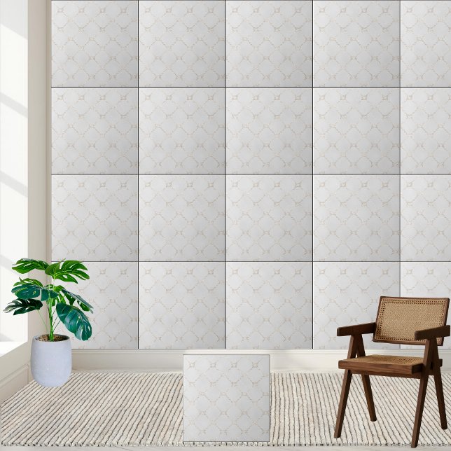 Elegant White Marble Mosaic Ceramic Tile Kakelplatta (Elegant White Marble Mosaic Ceramic Tile)