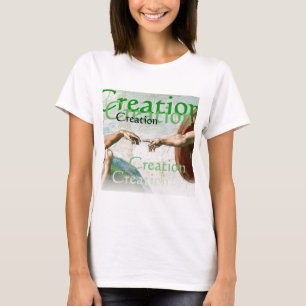 Elegant White Modern Template Michelangelo T Shirt
