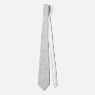 Elegant White Paisley Anpassade - bakgrund Slips