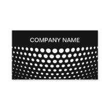 Elegant White Polka Dot Mönster