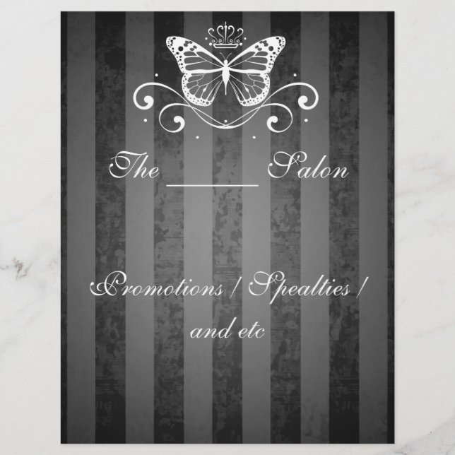 Elegant White Royal Butterfly Reklamblad (Framsidan)