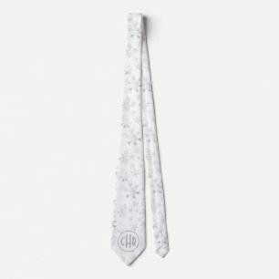 Elegant White Winter Snöflingor Slips