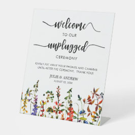 Elegant Wildblomma 2 ej ansluten bröllop-ceremoni