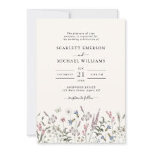 Elegant Wildblomma Bröllop