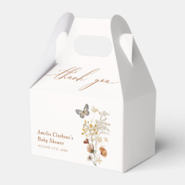 Elegant Wildblomma Butterfly Baby Shower Presentaskar