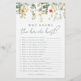 Elegant Wildblomma som känner till det bästa spele