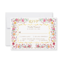 Elegant Wildblomme Meadow Vår Garden Wedding