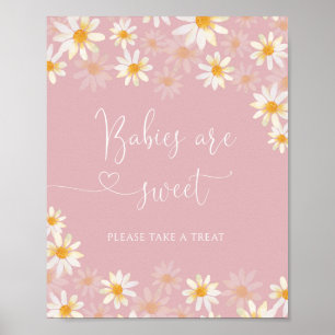 Elegant Wildblomme Spädbarn är Sweet Poster