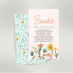 Elegant WildblommGirls Bokar för Baby Tilläggskort