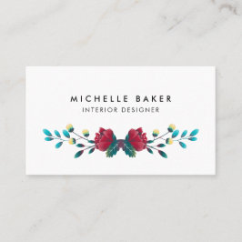 Elegant Wildblommor, Blommigt Visitkort