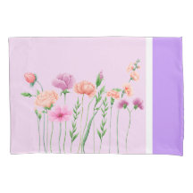 Elegant Wildblommor Set of Pillowcases