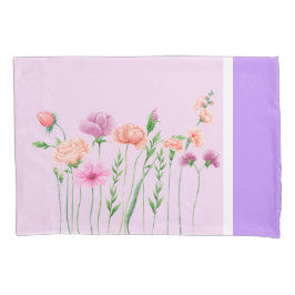 Elegant Wildblommor Set of Pillowcases