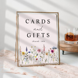 Elegant Wildbloms Rosa Cards och Gisses Poster