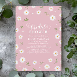 Elegant Wildflowers Floral Garden Bridal Shower Inbjudningar