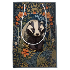 Elegant William Morris Inspired Badger