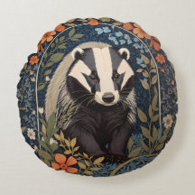 Elegant William Morris Inspired Badger