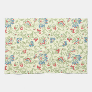 Elegant William Morris Renaissance Blommigt Kökshandduk