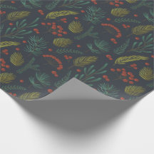 Elegant Winter Botanical Greenery