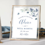 Elegant Winter Foliage Advice & Önskemål Bröllop Poster<br><div class="desc">Elegant Winter Foliage Advice & Önskemål Bröllop Poster.</div>