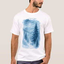 Elegant Winter Forest Corporate-Helgdag T Shirt