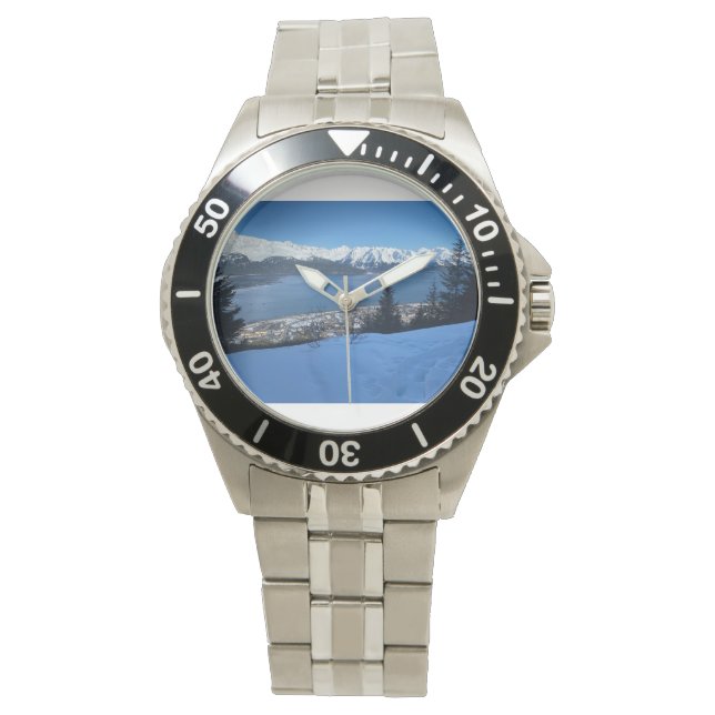 Elegant Winter Overlook Scenia Watch - Alaska Armbandsur (Framsida)