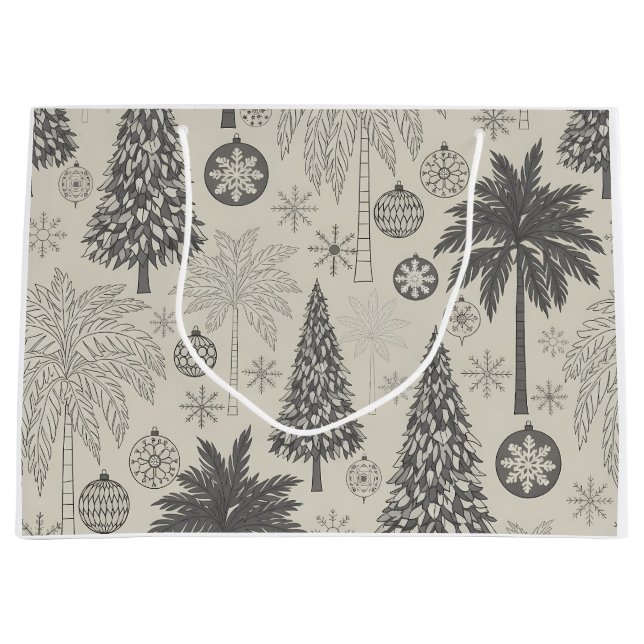 Elegant Winter Snowflake Monochromatic Christmas (Framsidan)