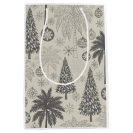 Elegant Winter Snowflake Monochromatic Christmas