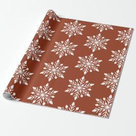 Elegant Winter Snowflake Presentpapper