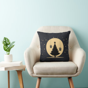 Elegant Winter Wonderland Decorative jul Kudde