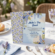 Elegant Wisteria Blommig Brunch på Mors Dag