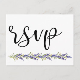 Elegant Wisteria träd minimum Bröllop OSA Inbjudan Vykort