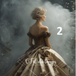 Elegant Woman in Opulent Ball Gown