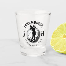 Elegant Women Golf Monogram Design