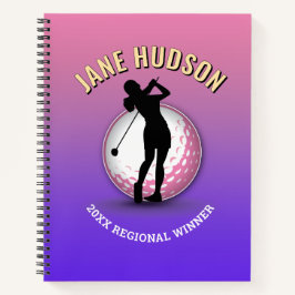 Elegant Women Golfer Design
