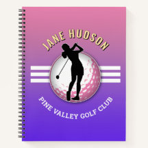 Elegant Women Golfer Design
